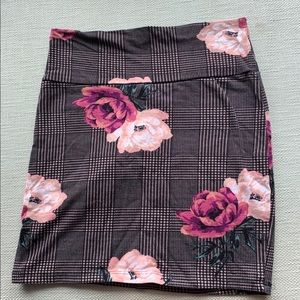 Floral Bodycon skirt